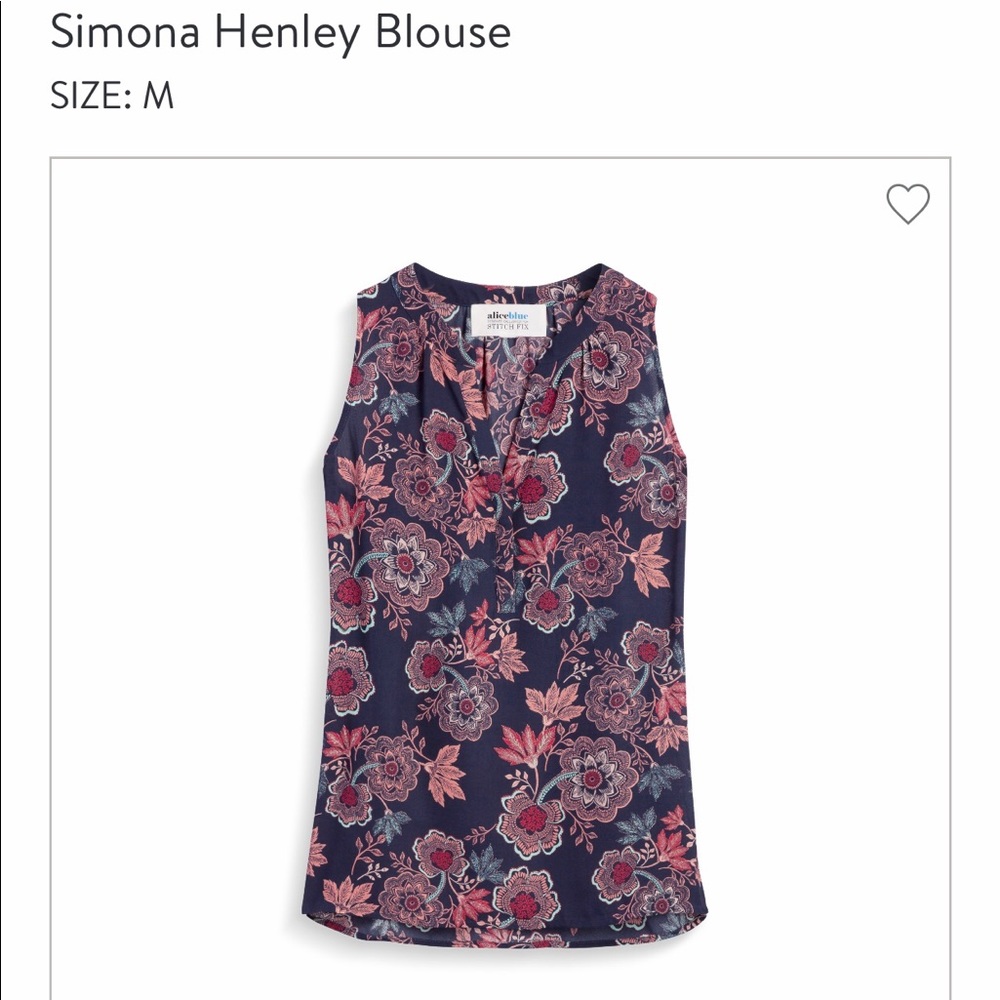 Simona Henley Blouse